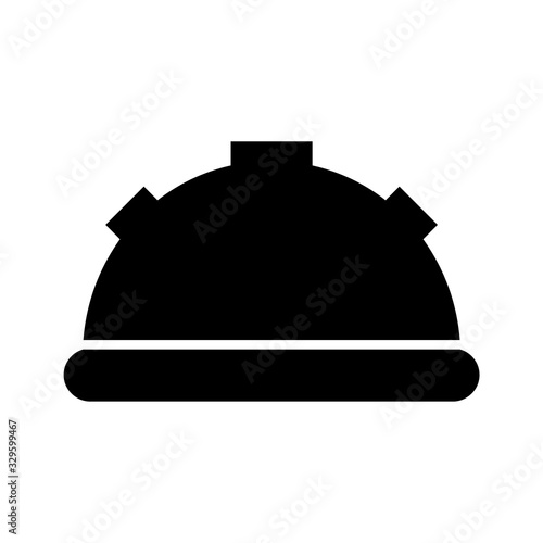 Helmet icon, logo isolated on white background
