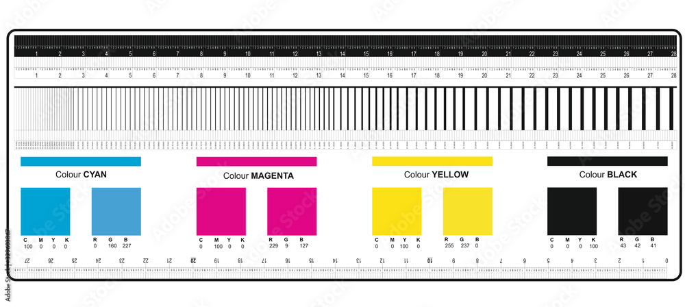 RULER FOR THE TECHNICAL AND GRAPHIC DRAWING RULER FOR THE TECHNICAL AND GRAPHIC DRAWING