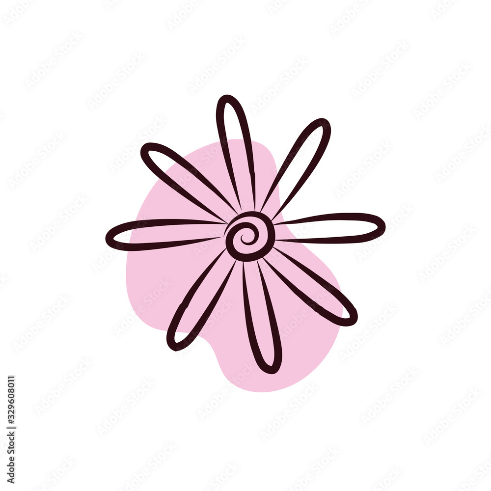 beautifull flower garden hand draw style beautifull flower garden hand draw style