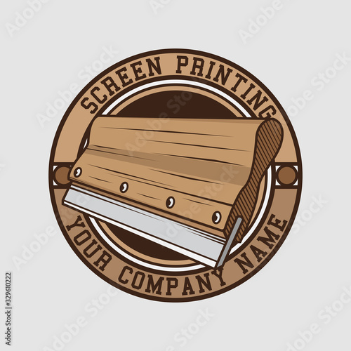 screen printing logo design