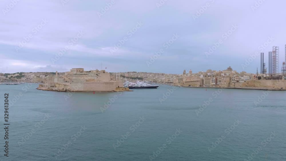 View over Grand Harbour in Valletta - travel photography View over Grand Harbour in Valletta - travel photography