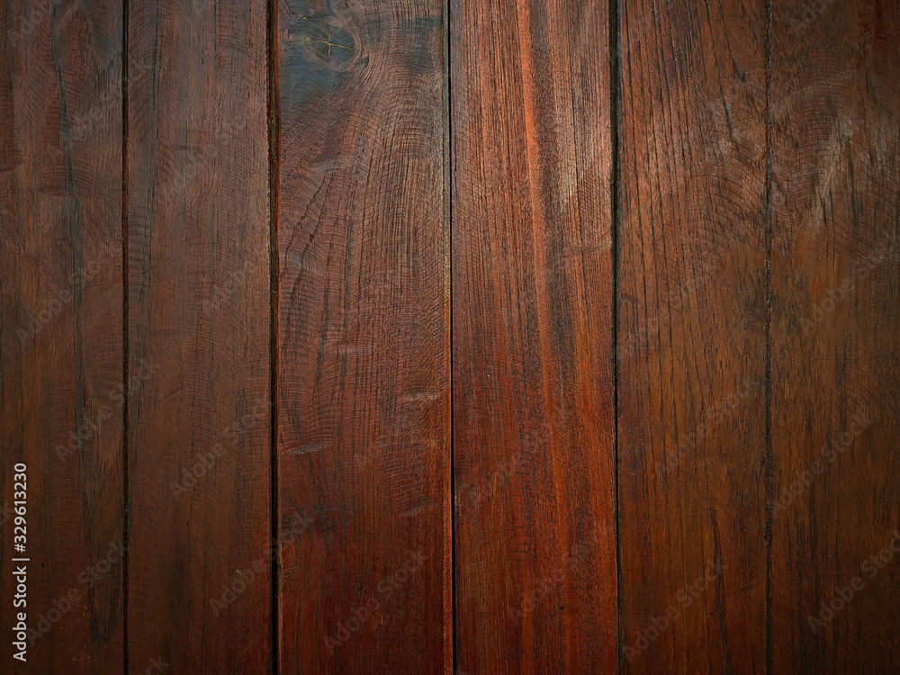 Obraz premium brown wooden board texture background