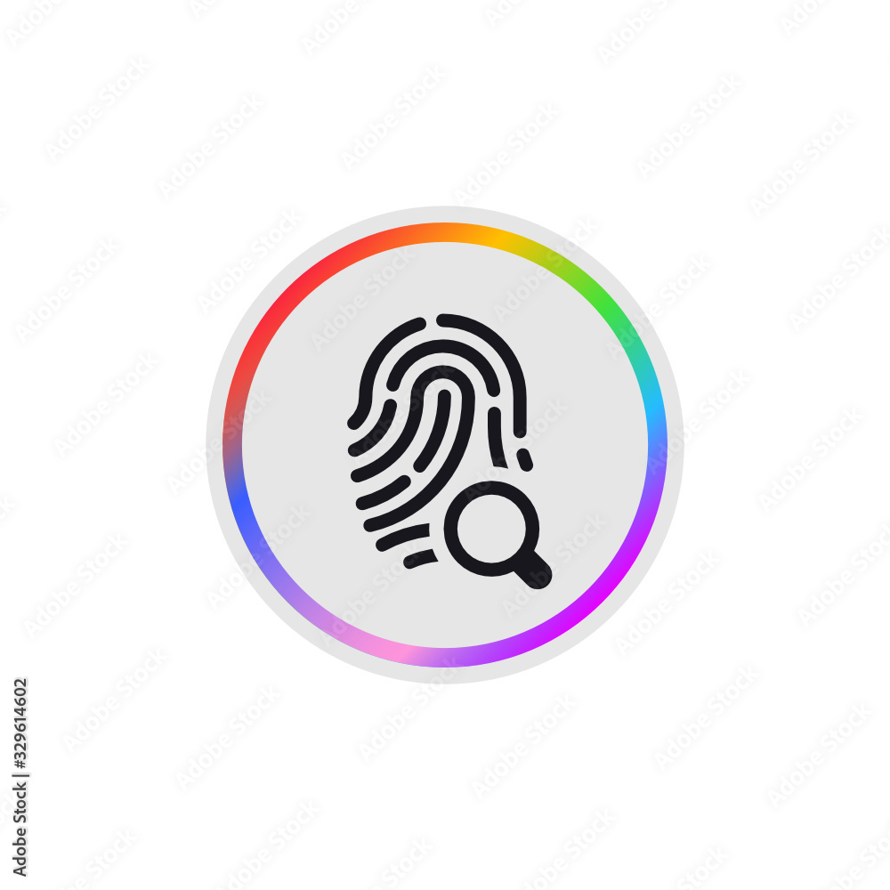 Search Biometircs - Modern App Button Search Biometircs - Modern App Button