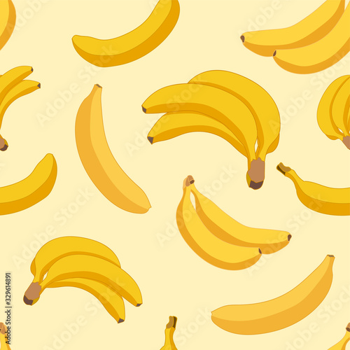 seamless repeating pattern of bananas