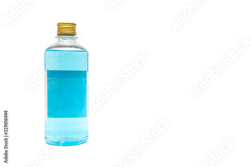 Obraz na płótnie Alcohol for medical on white background isolated with copy space w salonie
