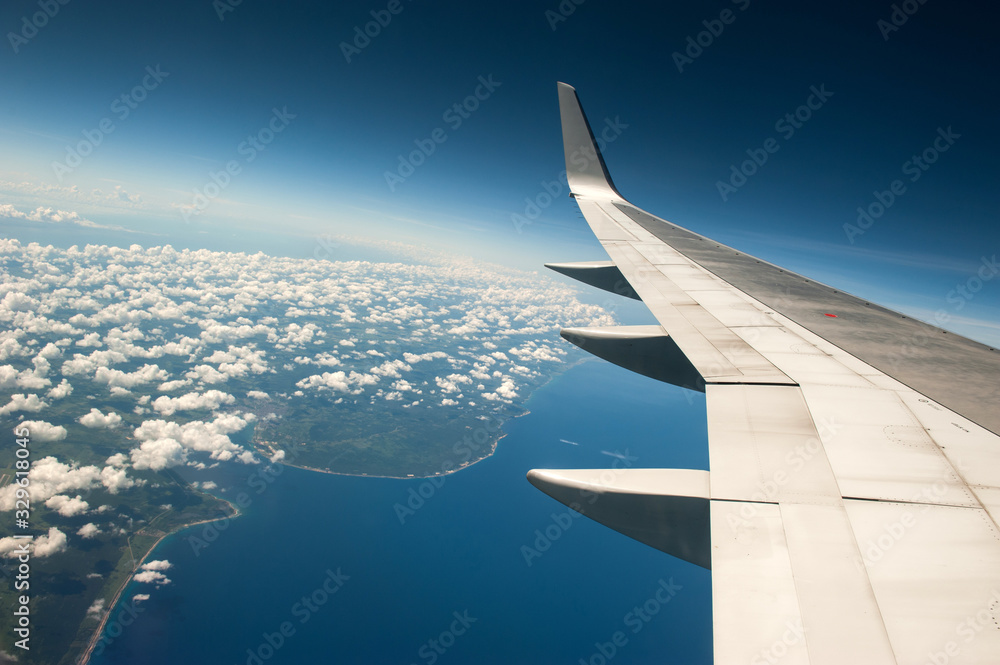 Fototapeta premium Flying over Florida