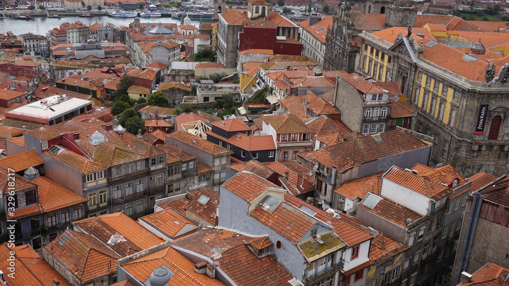 Bird's eye view of Porto, Portugal