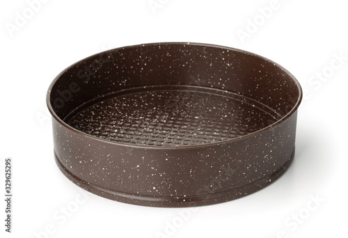 Round metal baking pan