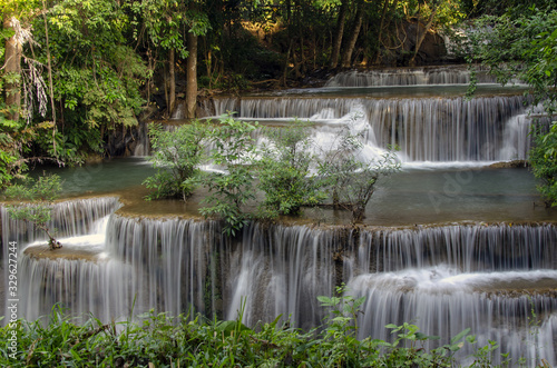 waterfall in forest