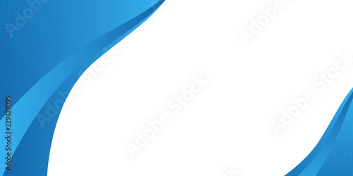  High contrast blue and white glossy stripes. Abstract tech graphic banner design. Vector corporate background 