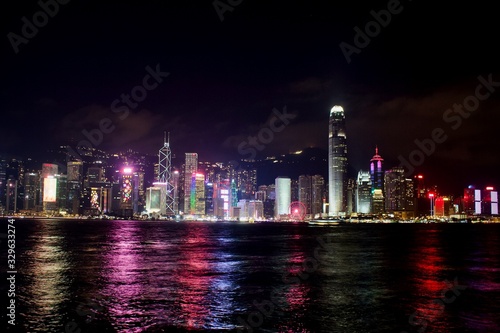 Hong Kong Skyland by Night