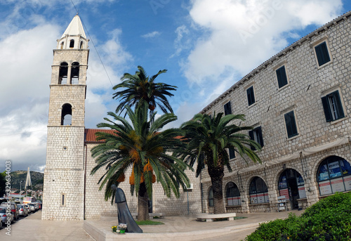 Dubrovnik  Croatia  Views of the city in cloudy weather.