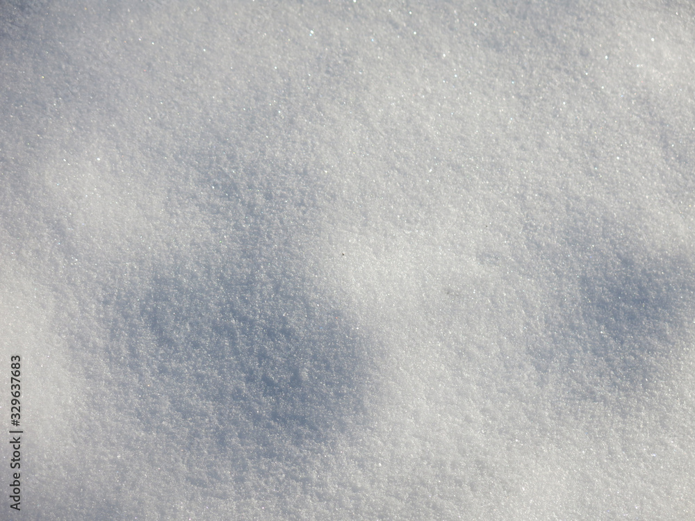 Fototapeta premium snow is silvered days under the sun 's rays