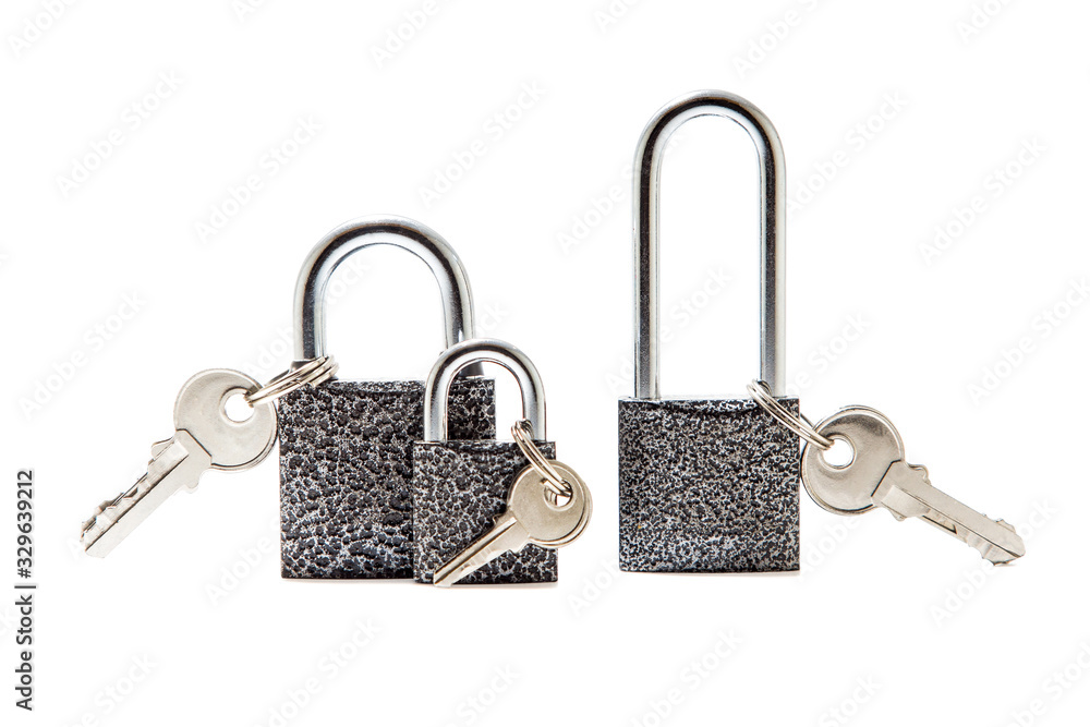 Padlock isolated on white background Padlock isolated on white background