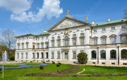 Krasinsky Palace in Warsaw on Krasinsky Square, surrounded by the Krasinsky Garden.