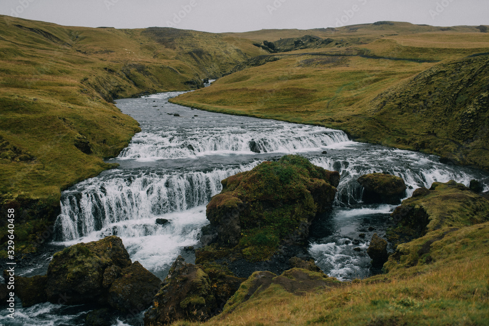 Obraz premium waterfall in the mountains