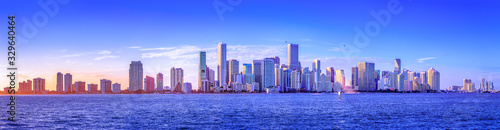 the beautiful skyline of miami © frank peters