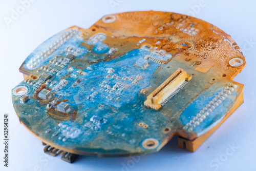 Water damaged electronic