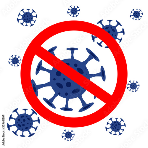 concept of 2019-nCov novel Coronavirus outbreak. Coronavirus cell ,China pathogen respiratory coronavirus ,asian fluin a world