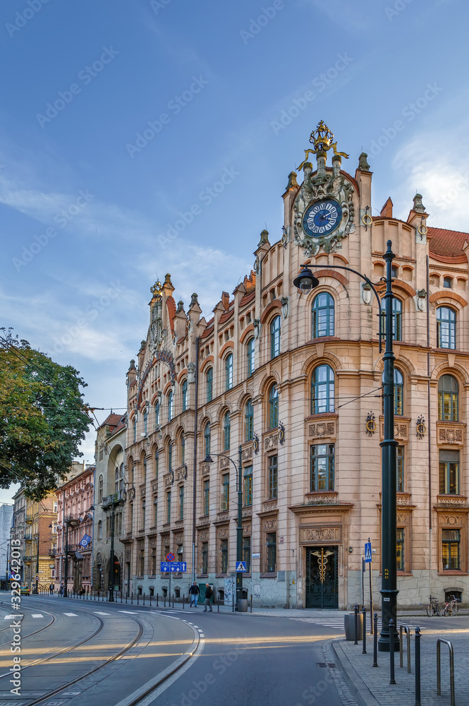 Street in Krakow, Poland