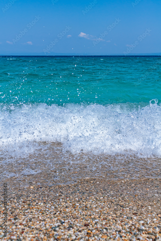 Pefkochori Beach. One of the most beautiful beaches in Peninsula Halkidiki, Greece. Pefkochori Beach. One of the most beautiful beaches in Peninsula Halkidiki, Greece.