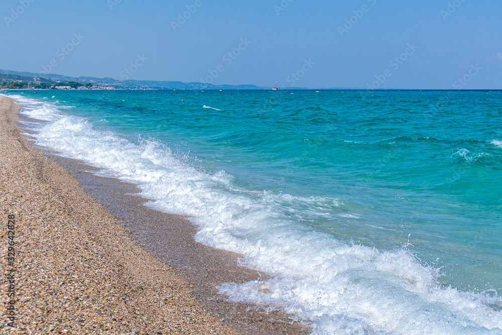 Pefkochori Beach. One of the most beautiful beaches in Peninsula Halkidiki, Greece. Pefkochori Beach. One of the most beautiful beaches in Peninsula Halkidiki, Greece.