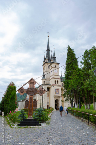 Brasov, Romania, 7,2019: One of the most visited cities by the large number of places of historical interest that it has