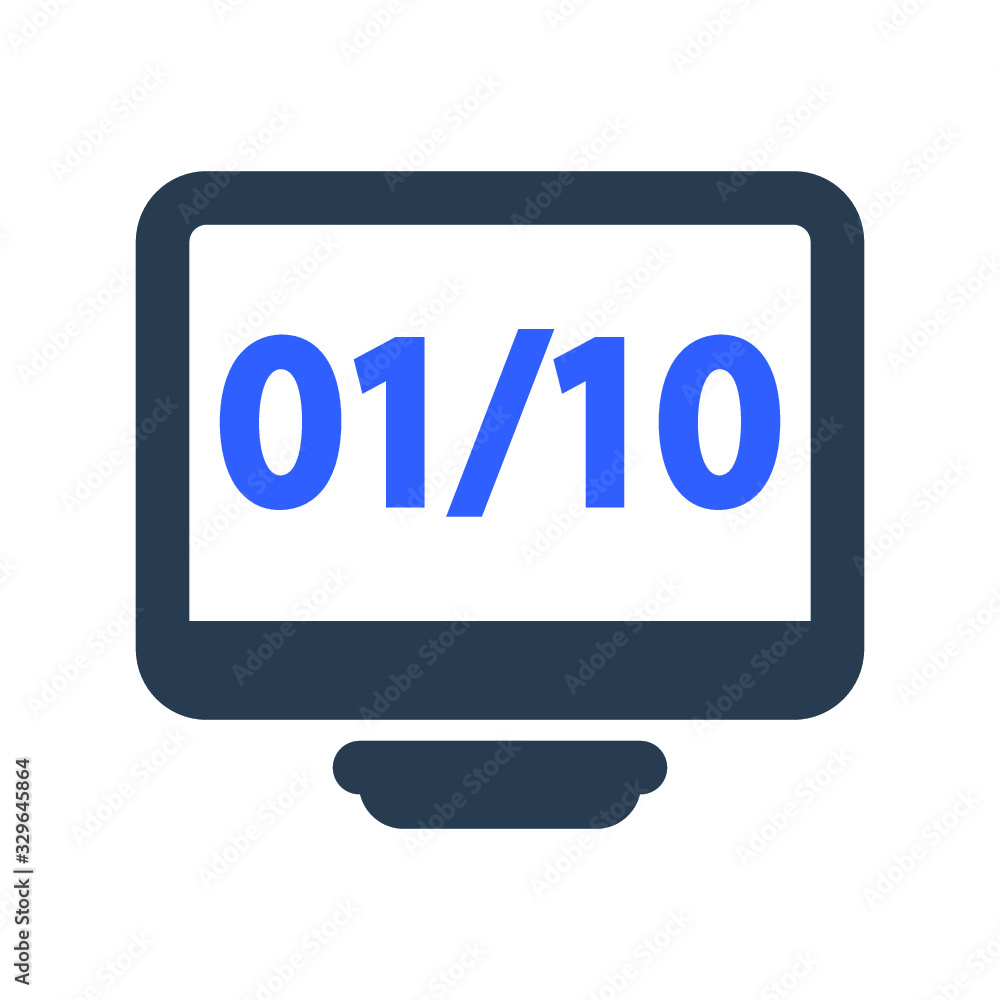Binary coding icon Binary coding icon