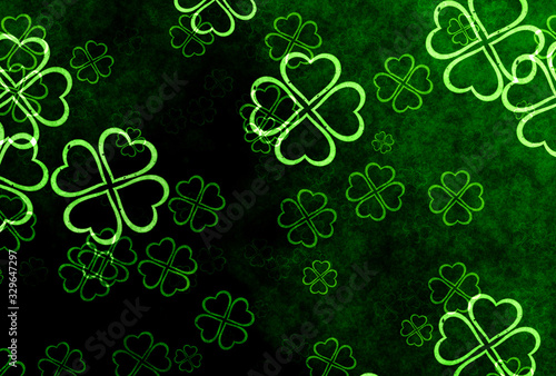 clover shamrocks background 