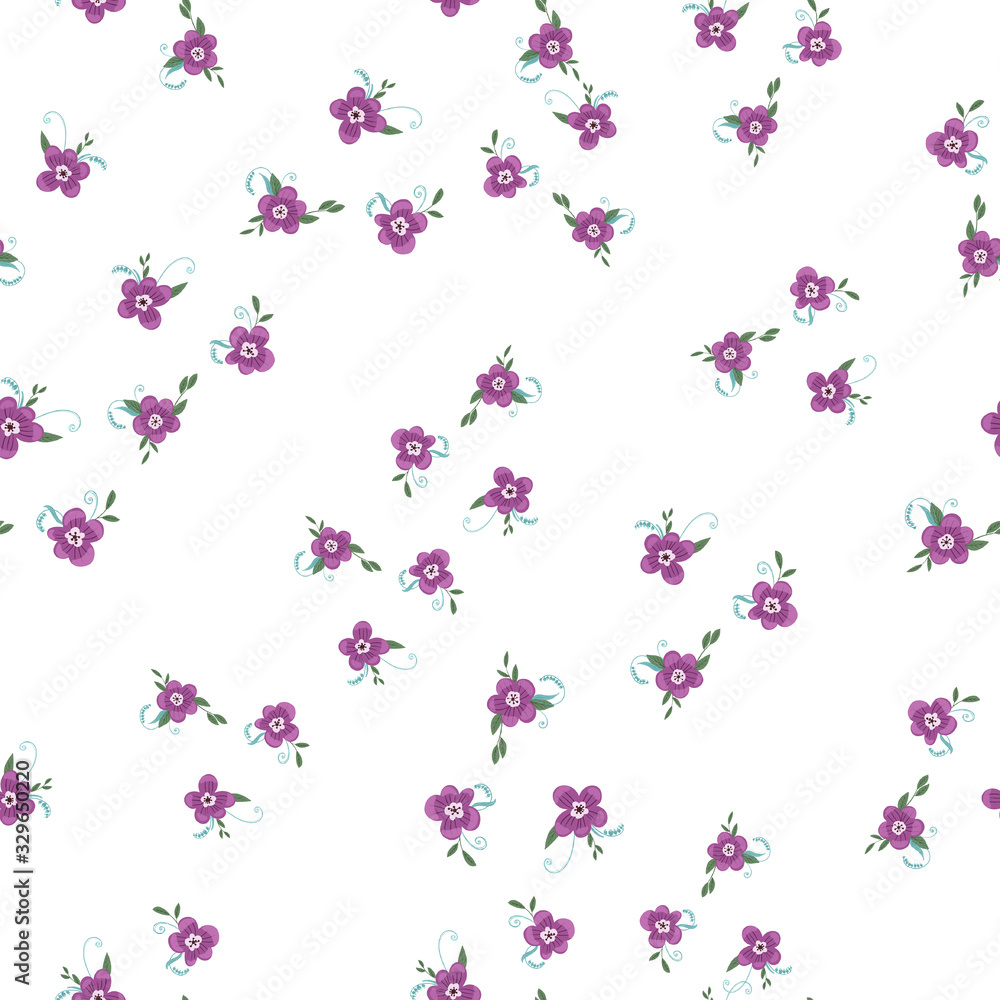 Fashionable cute pattern in nativel flowers. Floral seamless background for textiles, fabrics, covers, wallpapers, print, gift wrapping or any purpose. Fashionable cute pattern in nativel flowers. Floral seamless background for textiles, fabrics, covers, wallpapers, print, gift wrapping or any purpose.