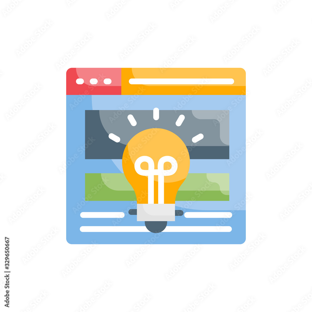 Creative Layout Vector illustration Flat Design and Development style icon Creative Layout Vector illustration Flat Design and Development style icon