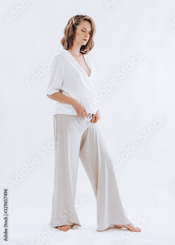 Beauty Pregnant Woman . Pregnant Belly. Beautiful Pregnant Woman Expecting Baby. Maternity concept