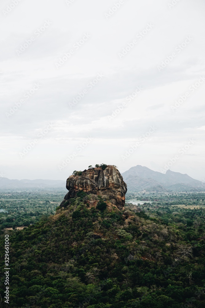 Naklejka premium Lionsrock Sri Lanka