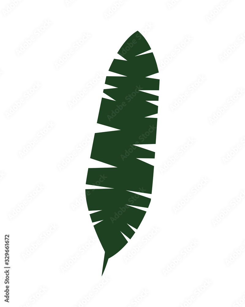 leaf palm tropical foliage icon leaf palm tropical foliage icon