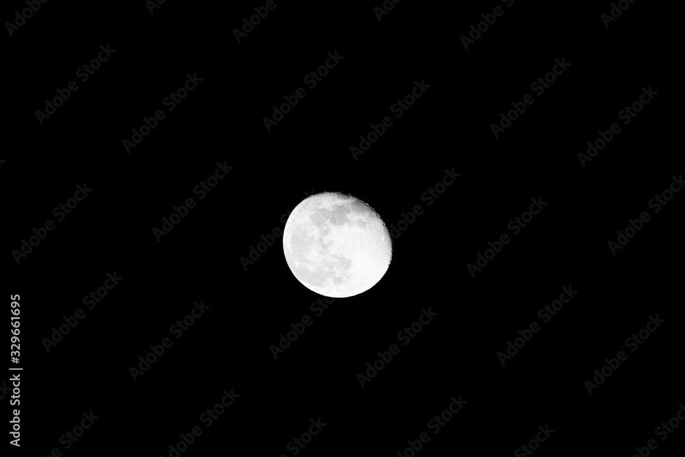 Mond mit schwarzen Himmel Mond mit schwarzen Himmel