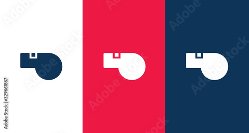 Whistle icon for web and mobile