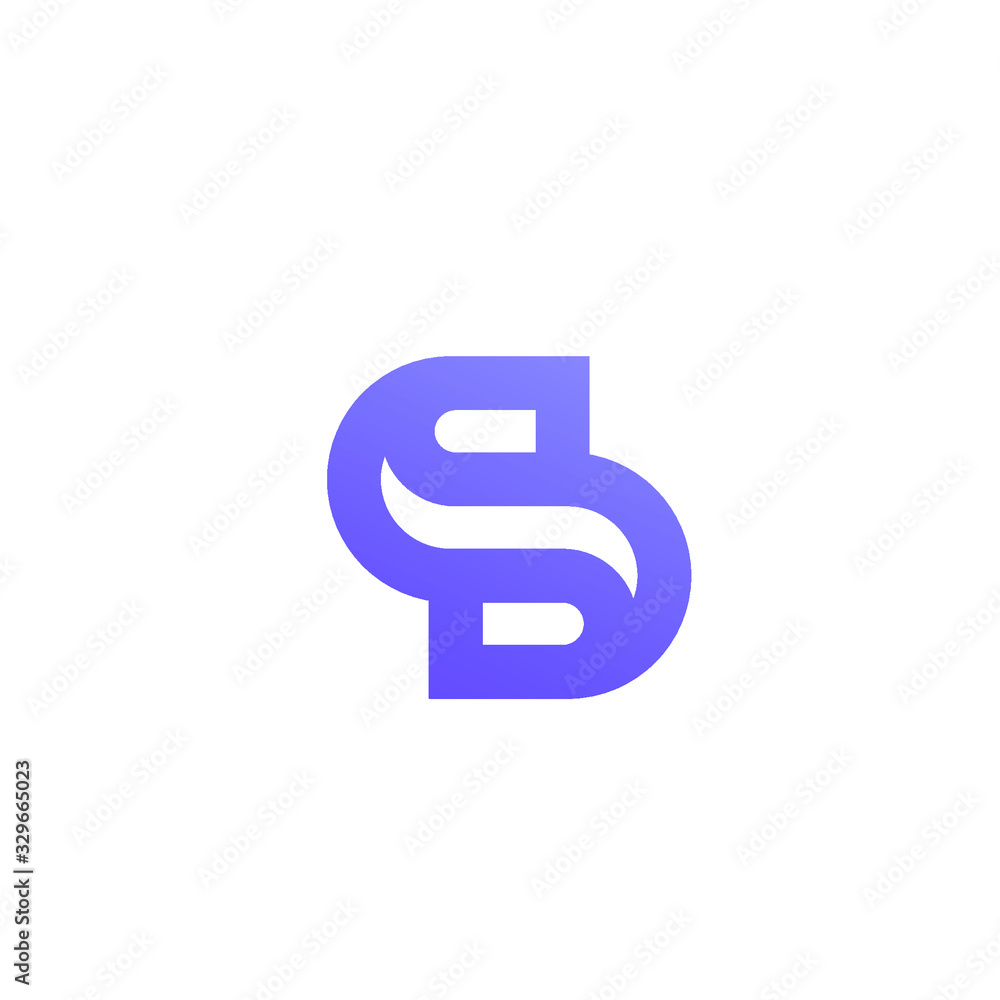 initial S logo initial S logo