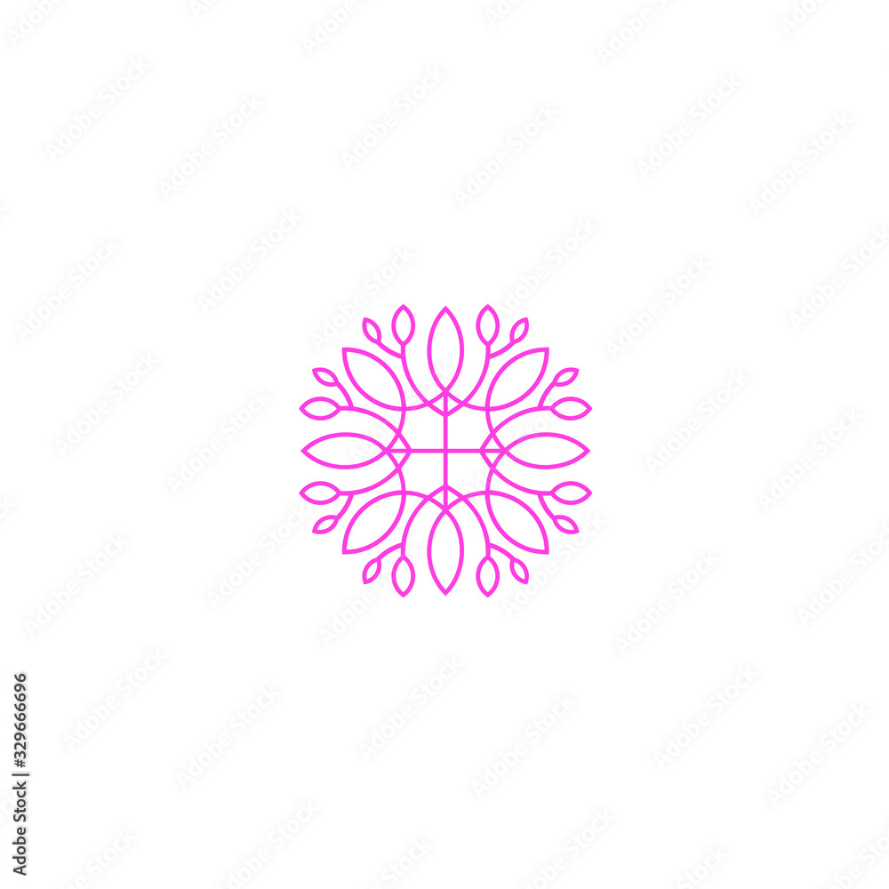Fototapeta premium lotus logo