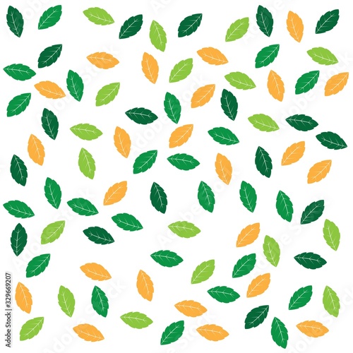 mint leaf illustration logo vector design