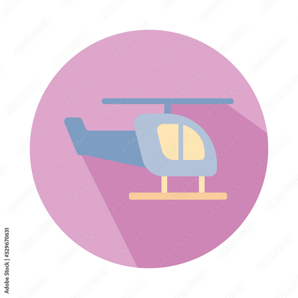 helicopter flying child toy block style icon helicopter flying child toy block style icon