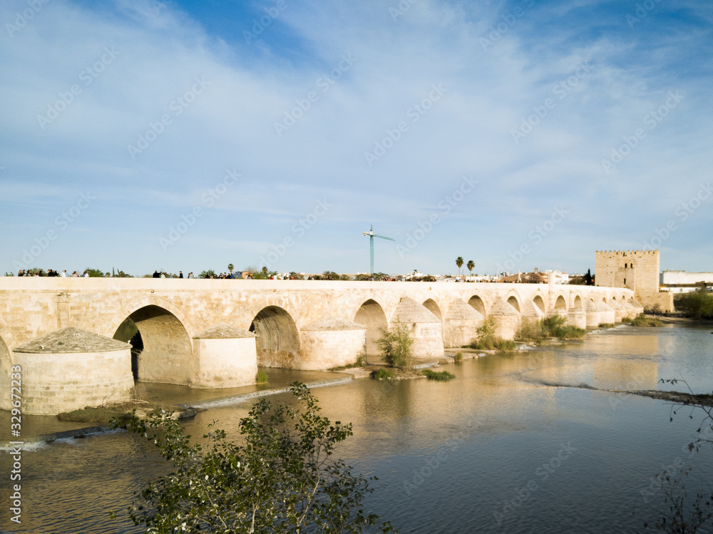 Roman bridge over the Gualquivir River, Córdoba, Spain