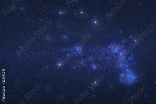 Microscopium Constellation in outer space. Microscope constellation stars on the night sky. Elements of this image were furnished by NASA