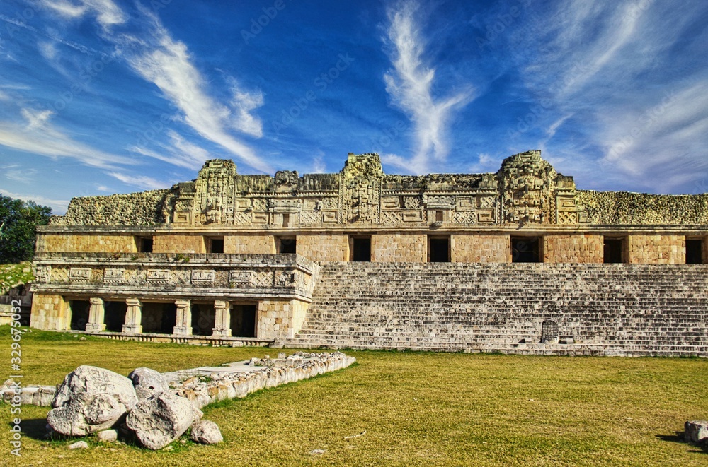 Architecture dabs le Yucatan au Mexique