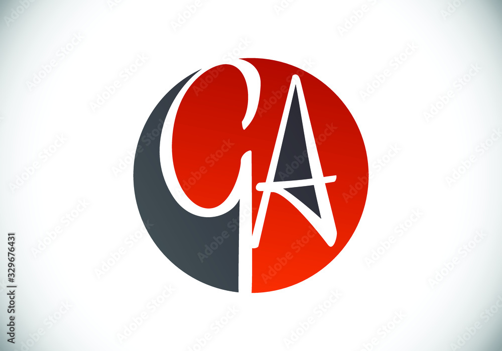 G A, GA Initial Letter Logo design vector template, Graphic Alphabet Symbol for Corporate Business Identity G A, GA Initial Letter Logo design vector template, Graphic Alphabet Symbol for Corporate Business Identity