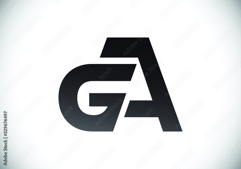 G A, GA Initial Letter Logo design vector template, Graphic Alphabet Symbol for Corporate Business Identity G A, GA Initial Letter Logo design vector template, Graphic Alphabet Symbol for Corporate Business Identity