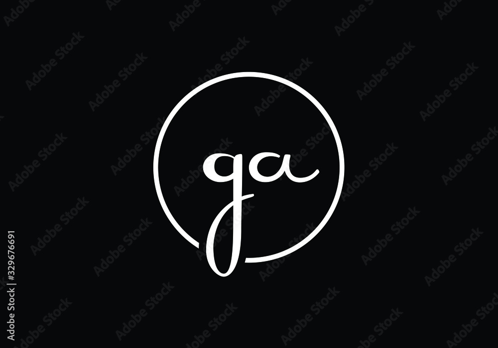 G A, GA Initial Letter Logo design vector template, Graphic Alphabet Symbol for Corporate Business Identity G A, GA Initial Letter Logo design vector template, Graphic Alphabet Symbol for Corporate Business Identity