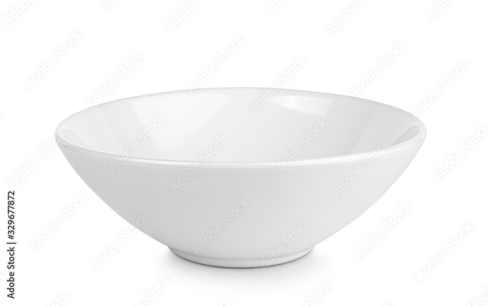 Empty white bowl isolated on white background. Empty white bowl isolated on white background.