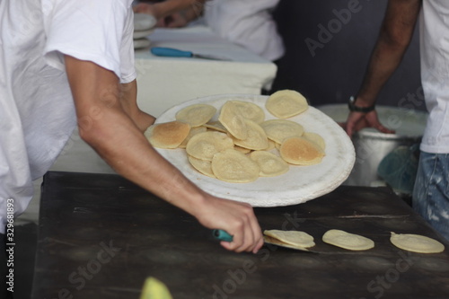 Qatayef Arabic traditional sweet for ramadan photo