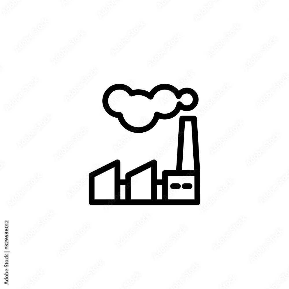 Vector illustration, factory icon design Vector illustration, factory icon design