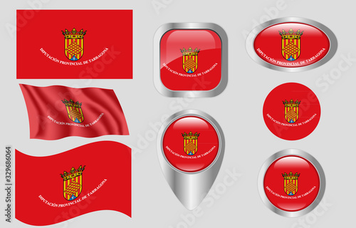 Flag of Tarragona, Spain